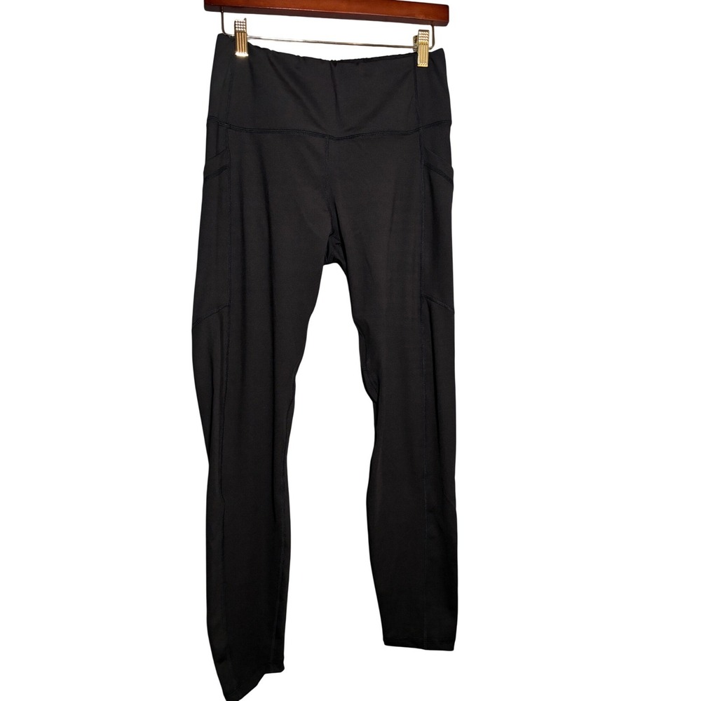 NWOT Rocky Womens L High Rise Leggings Black Activewear Yoga Pants with Pockets